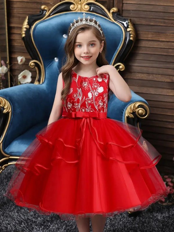 Girls Puffy Wedding Dresses Princess Dress Formal Dress For Christmas Evening Party Birthday Dress - Clothing, Shoes & Jewelry - Temu