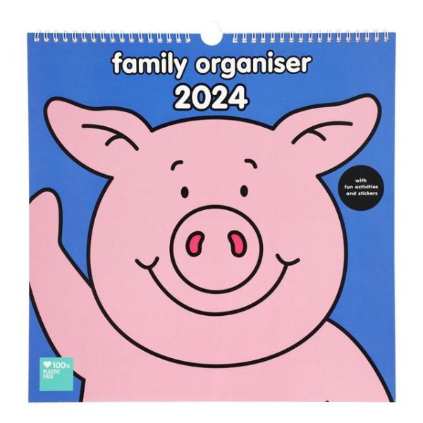 玛莎猪2024计划台历