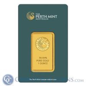 1 oz Perth Mint Gold Bar .9999 Fine (In Assay)