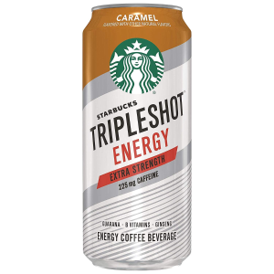 Starbucks Tripleshot Energy Extra Strength Espresso Coffee Beverage, Caramel, 15 fl oz. cans (12 Pack)
