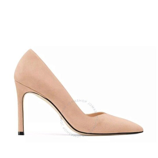 Ladies The Anny 95 Pump in Suede Adobe