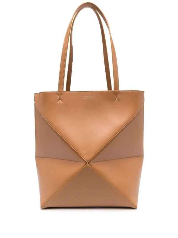 Brown Puzzle Leather Medium Tote Bag | Browns