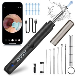 JEGOAT Ear Wax Removal Tool Camera, Ear Cleaner with Camera