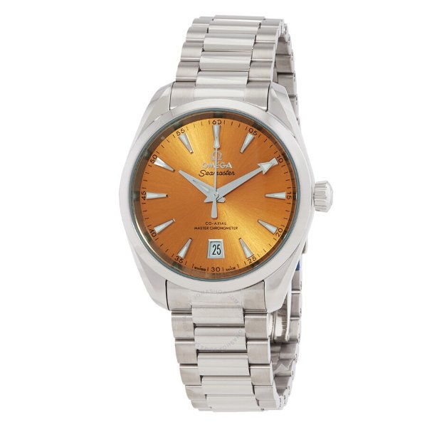 Seamaster Aqua Terra Automatic Chronometer Saffron Dial Unisex Watch 220.10.38.20.12.001
