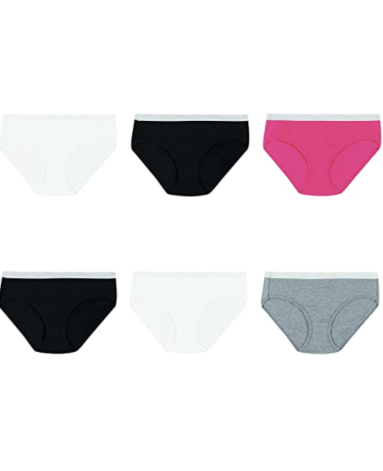 Women's Sporty Cotton Hipster Underwear, Available in Multiple Pack Sizes
