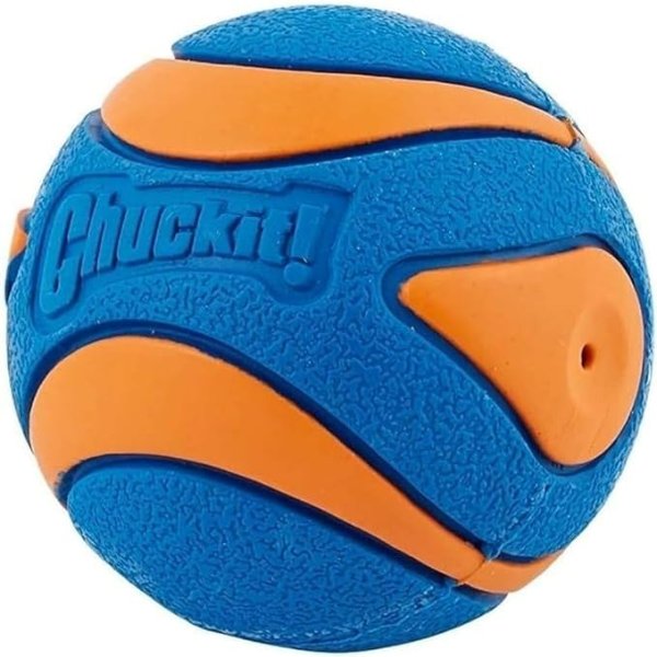 Ultra Squeaker Dog Ball, Fetch Toy, Medium, 1 Pack