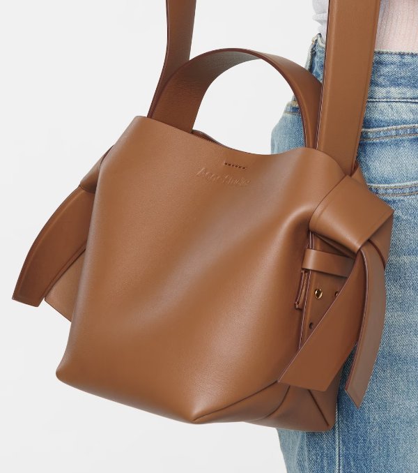 Musubi Mini leather shoulder bag