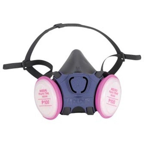 7000 Large Half Mask Respirator Kit - HD Supply White Cap