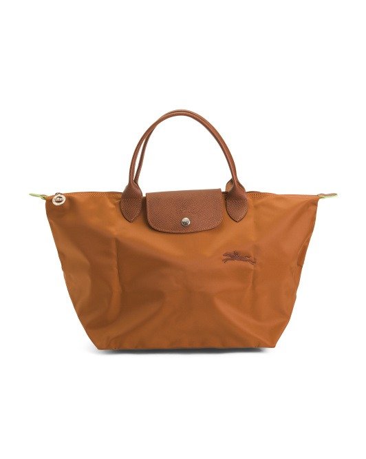 Le Pliage Nylon Tote Bag With Leather Trim