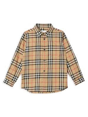Burberry - Little Boy's & Boy's Fredrick Plaid Shirt