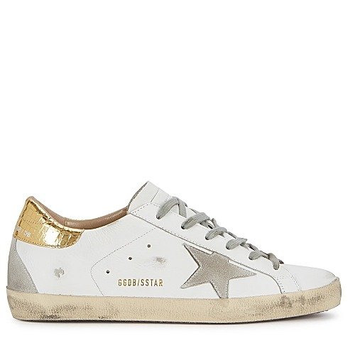 Superstar white leather sneakers