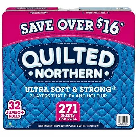 Quilted Northern Ultra Soft and Strong Toilet Paper (271 sheets/roll, 32 ct.) - Sam's Club