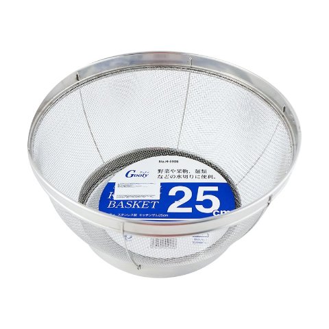日本 Pearl 金属 Gooty 不锈钢滤网 25CM H-5905 面粉筛 烘焙专用 | 亚米