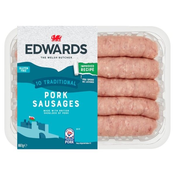 Edwards 传统猪肉香肠