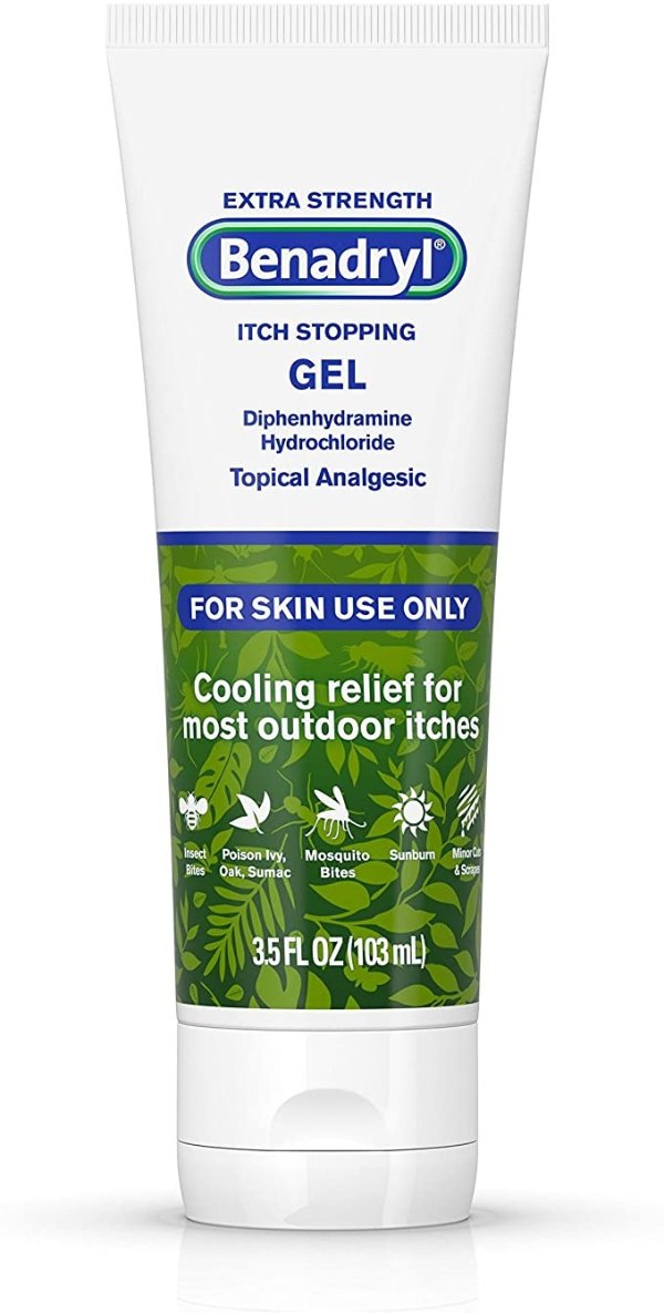 Extra Strength Cooling Anti-Itch Gel, Diphenhydramine HCI Topical Analgesic, 3.5 Fl. Oz
