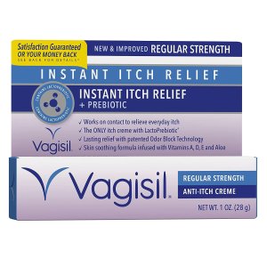 Vagisil Regular Strength Anti-Itch Feminine Crème for Women, Multicolor, 1 Ounce