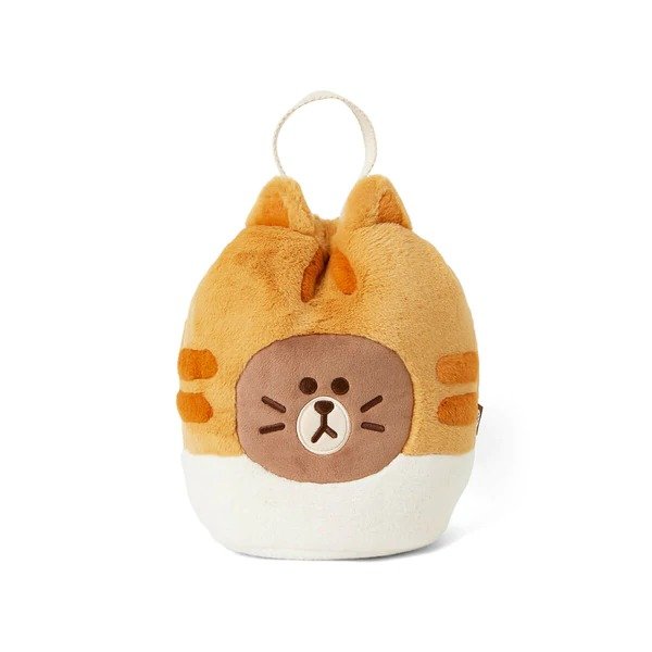 Kitten Brown Bucket Bag Cheese