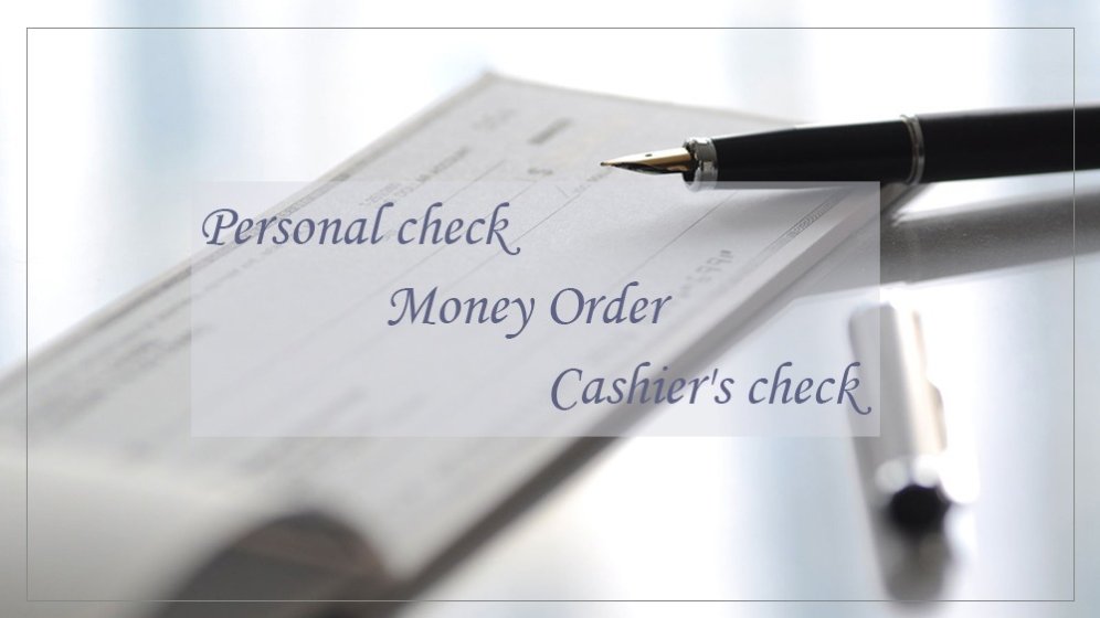 支票怎么写?一帖读懂 Personal Check、Money Order、Cashier's Check 各种美国支票写法