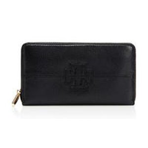 Tory Burch STACKED T ZIP CONTINENTAL WALLET