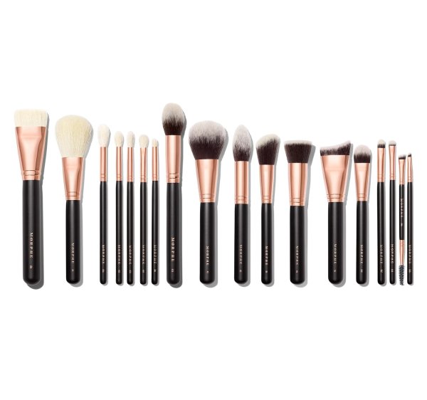STROKE OF LUXE 18-PIECE ROSE GOLD BRUSH SET