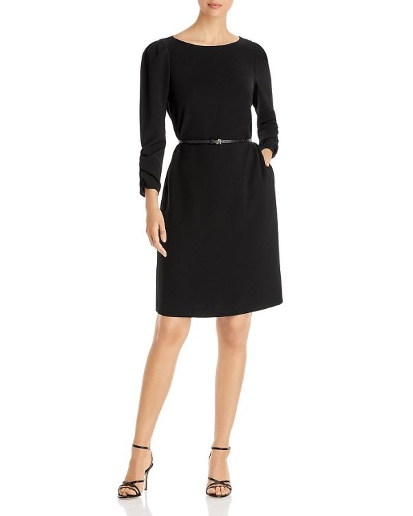 Romilly Finesse Crepe Belted Dress