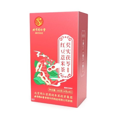 北京同仁堂 芡实茯苓红豆薏米茶 40袋 160g