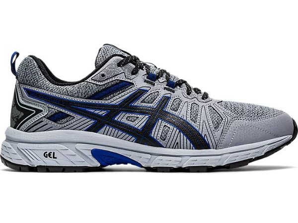 Men's GEL-Venture 7 MX | Sheet Rock/Asics Blue | Trail Running Shoes | ASICS