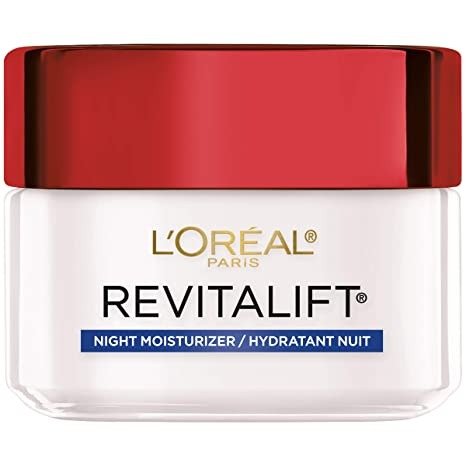 Skincare Revitalift Anti-Aging Night Cream, Face Moisturizer with Pro-Retinol and Centella Asiatica, Paraben Free, Non-Comedogenic, Suitable for Sensitive Skin, 1.7 oz.
