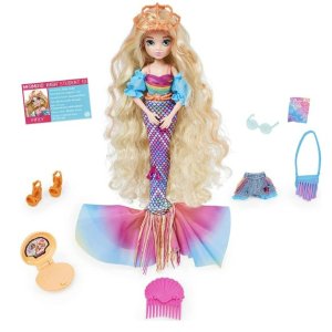史低价：Mermaid High 小美人鱼换装娃娃，鱼尾可拆卸