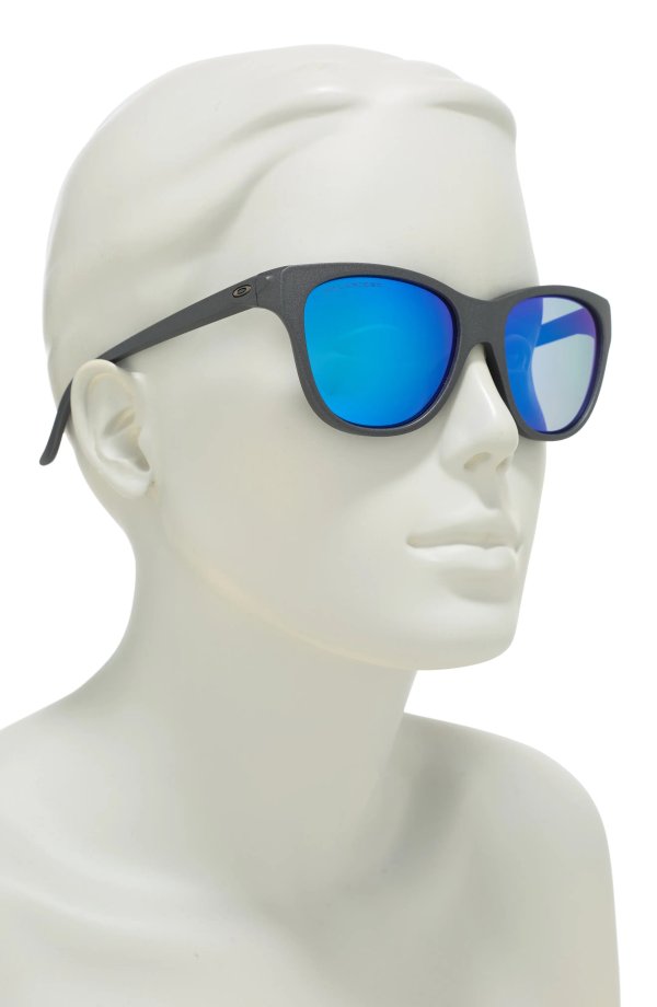 55mm Irid Polarized Cat Eye Sunglasses