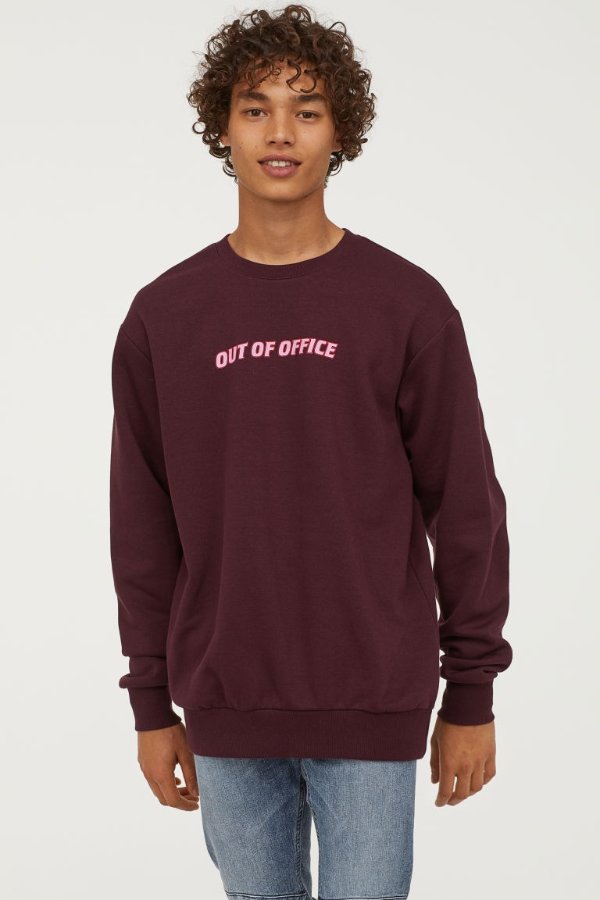 Sweatshirt with Motif