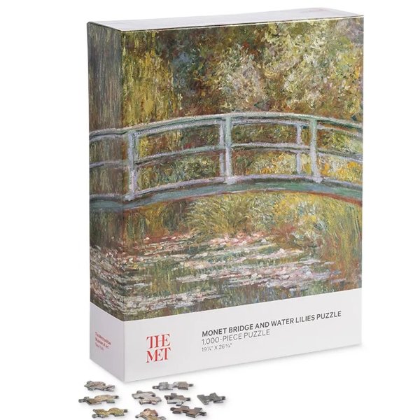Monet Bridge and Water Lilies Puzzle