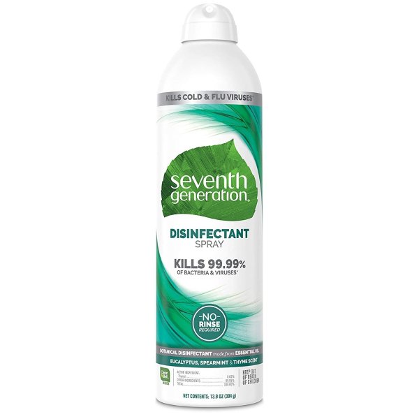 Seventh Generation, Disinfectant Spray Eucalyptus Mint Thyme, 13.9 Ounce
