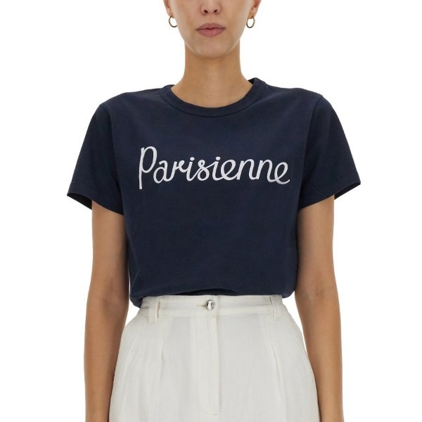 Parisienne Printed Crewneck T-Shirt