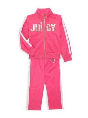 Juicy Couture Little Girl's Two-Piece Track Suit Set