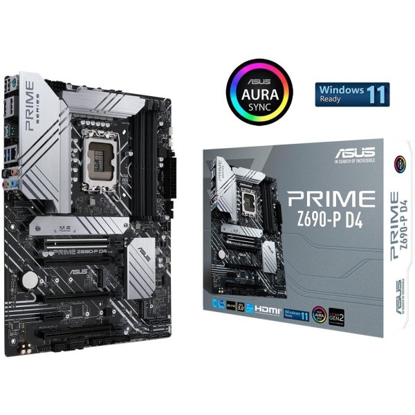 Prime Z690-P D4 LGA 1700 PCIe5 Motherboard