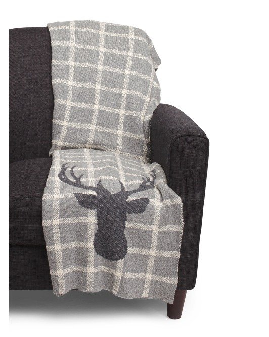 Stag Textured Throw