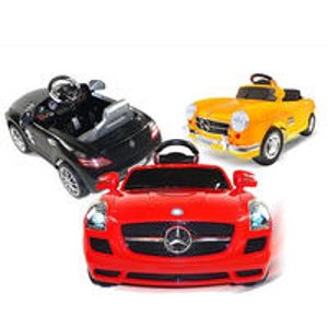 Mercedes Benz 儿童电动跑车带遥控，SLS或SL300 两款，三色