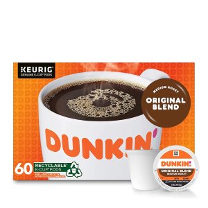 Dunkin' 原味中度烘焙K-Cup咖啡胶囊 60颗