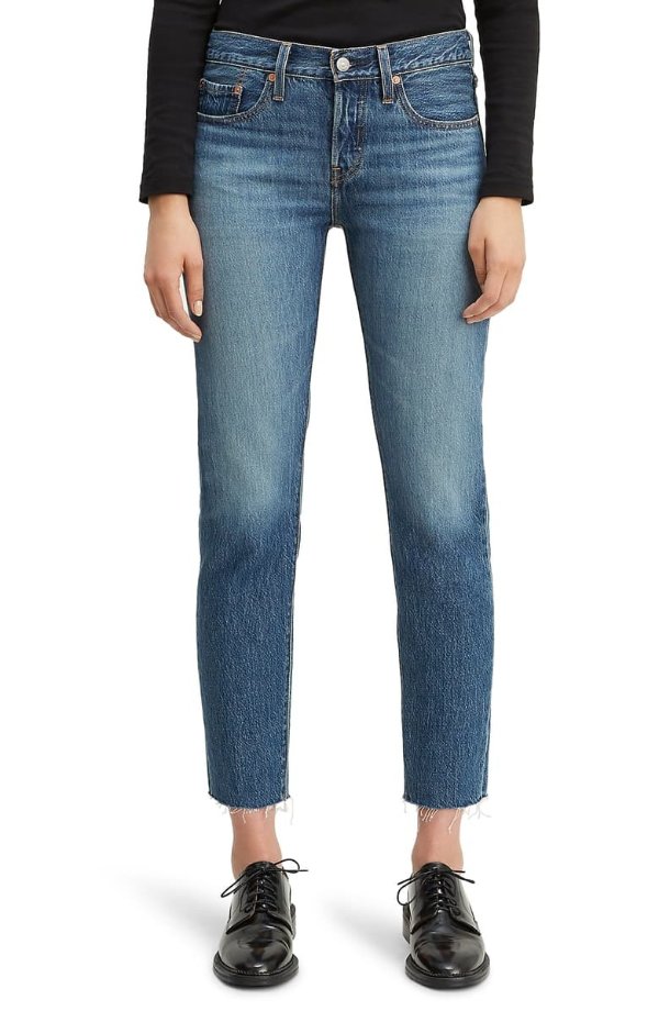 501® Tapered Raw Hem Jeans