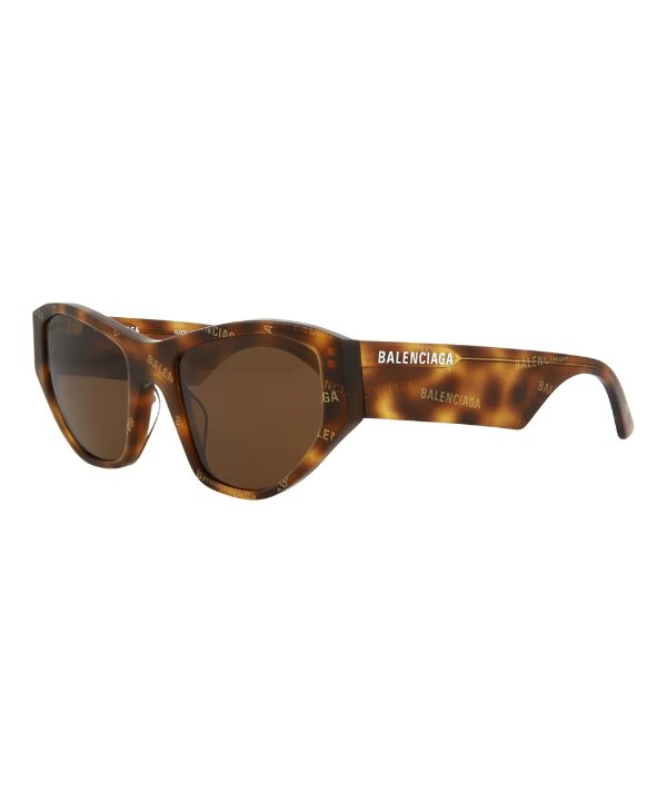| Havana & Brown Cat-Eye Sunglasses