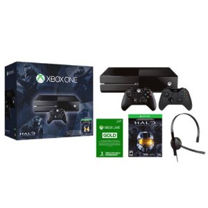Xbox One 游戏主机 + 光环：士官长收藏版 套装 + 额外原厂无线手柄 + 3个月live会员