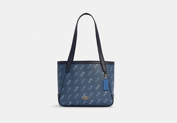 Horse and Carriage Tote 27 With Horse and Carriage Dot Print