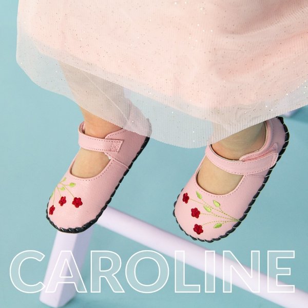 女婴Caroline搭扣学步鞋