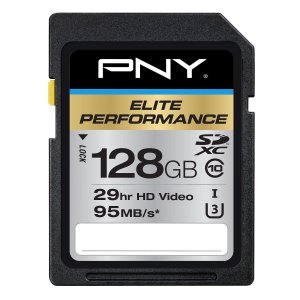 PNY Elite Performance 128 GB High Speed SDXC Class 10 UHS-I