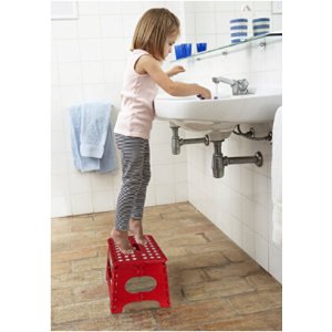 Greenco Super Strong Foldable Step Stool for Adults and Kids, 11"