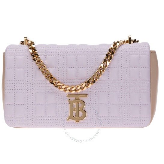 Small QuiltedLight Pink Lambskin Lola Bag