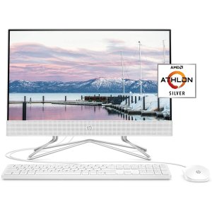 HP 22" FHD All-in-One Desktop (Athlon Silver 3050U 4GB 256GB 22-dd0010)