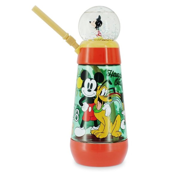 Mickey Mouse Snowglobe Tumbler with Straw | shopDisney