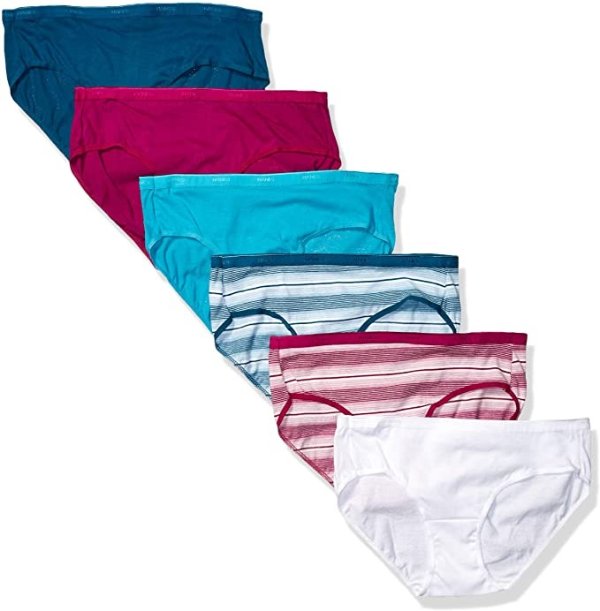 Hanes Women's Signature Breathe Cotton Hipster 6-Pack